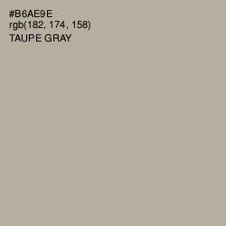 #B6AE9E - Taupe Gray Color Image